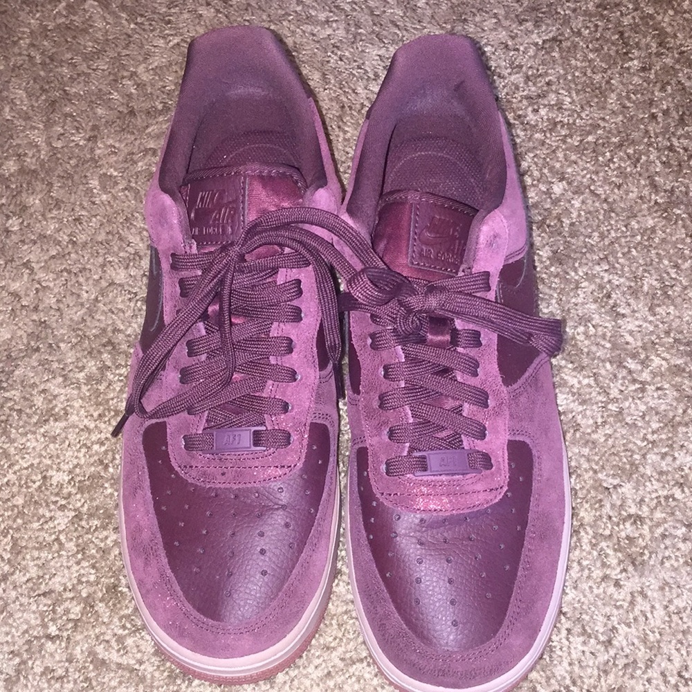 Ruby Glitter Nike Air Force 1 - image 1